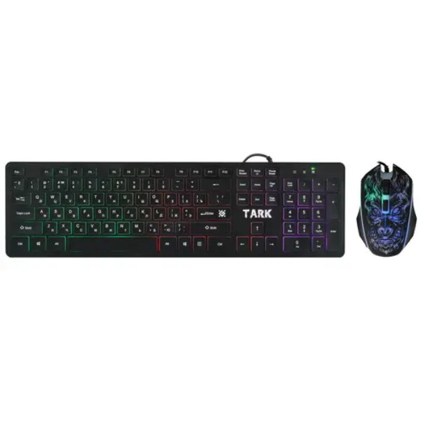 Комплект кл-ра+мышь Defender Tark C-779 RU Light мышь+клавиатура+ковер