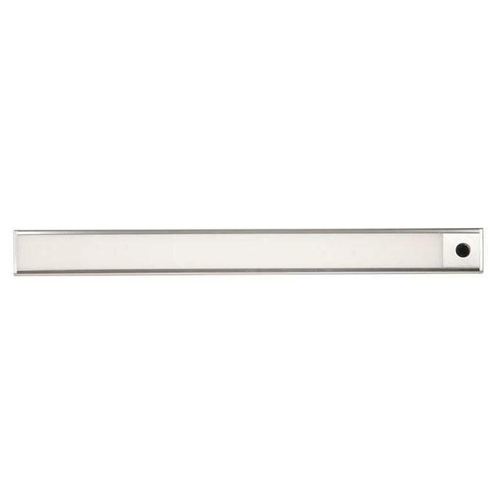 фото Умный беспроводной светильник-ночник с датчиком движения и магнитной лентой серебро 40 см 3000K MaYuan-40-3s