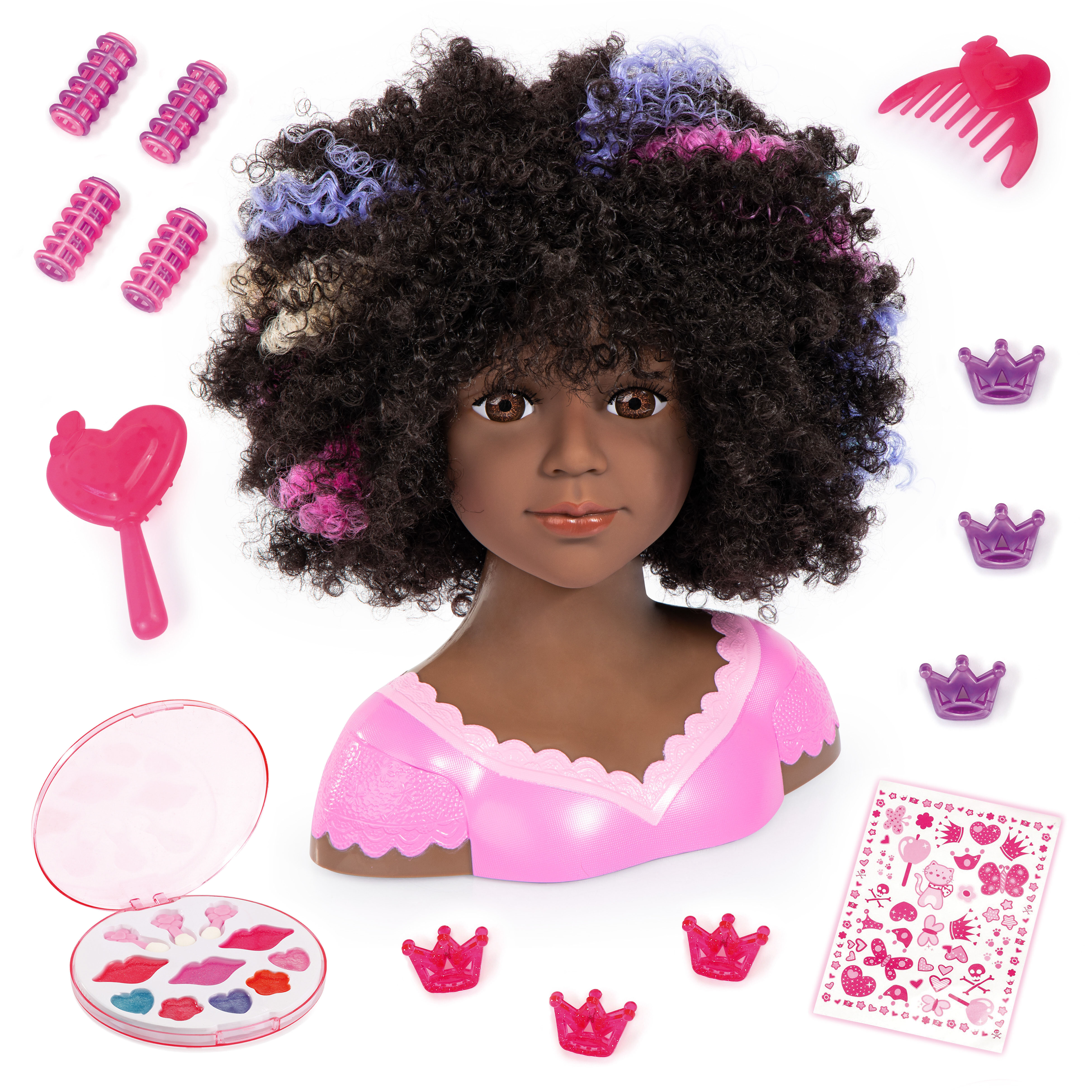 Кукла Модель (Charlene Super Model), для причесок 27см, с кудрявыми волосами 90088AZ
