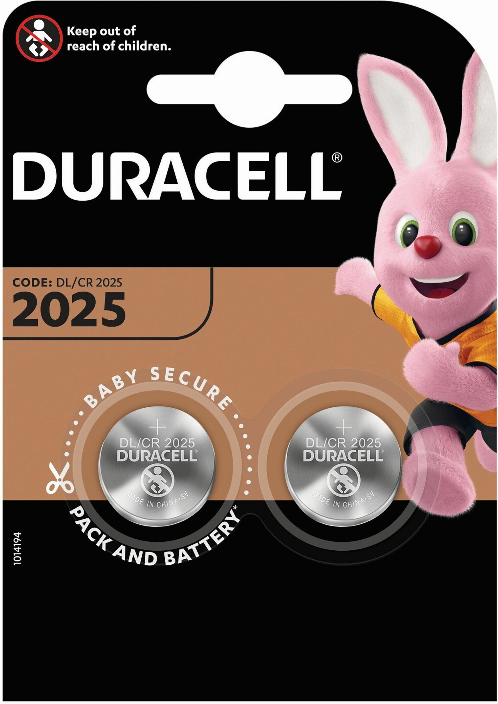 Батарейка Duracell 2025