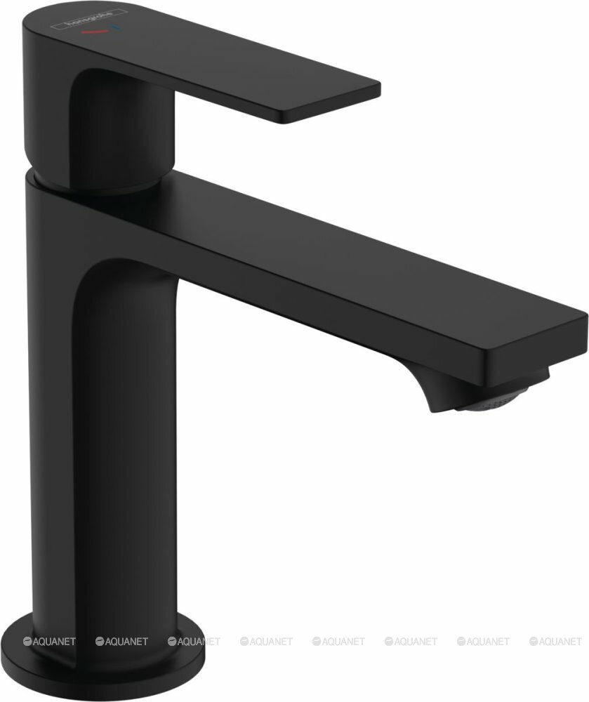 Смеситель для раковины Hansgrohe Rebris E 72560670 матовый черный