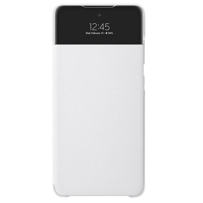 Чехол Samsung Smart S View Wallet Cover A72, белый (EF-EA725PWEGRU)