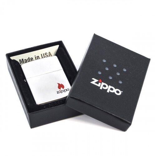Зажигалка с покрытием Satin Chrome Zippo арт. 205 ZIPPO - фотография № 3