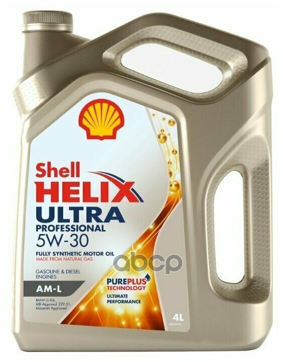 Shell Shell 5W30 (4L) Helix Ultra Professional Am-L_ .!  Api Sn/Cf,Acea 3,Mb 229.51.