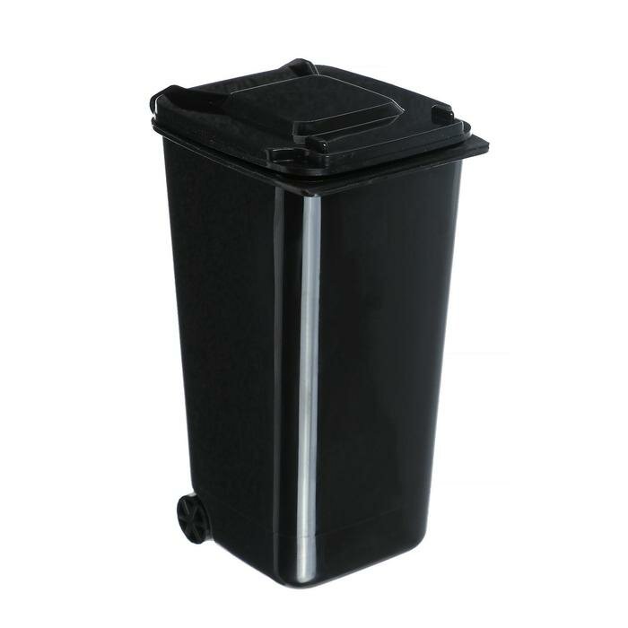 Контейнер под мелкий мусор, 8×10×15.5 см, черный - фотография № 2