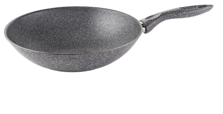 Сковорода ST-056 вок stone pan с эффектом мрамора, 28 см сково