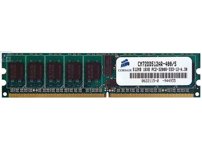 Оперативная память Corsair 512 МБ DDR2 400 МГц (CM72DD512AR-400)