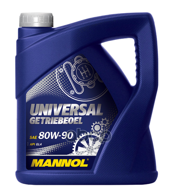 8107 Mannol Universal Getriebeoel 80W90 4 Л. Трансмиссионное Масло 80W-90 MANNOL арт. 1355