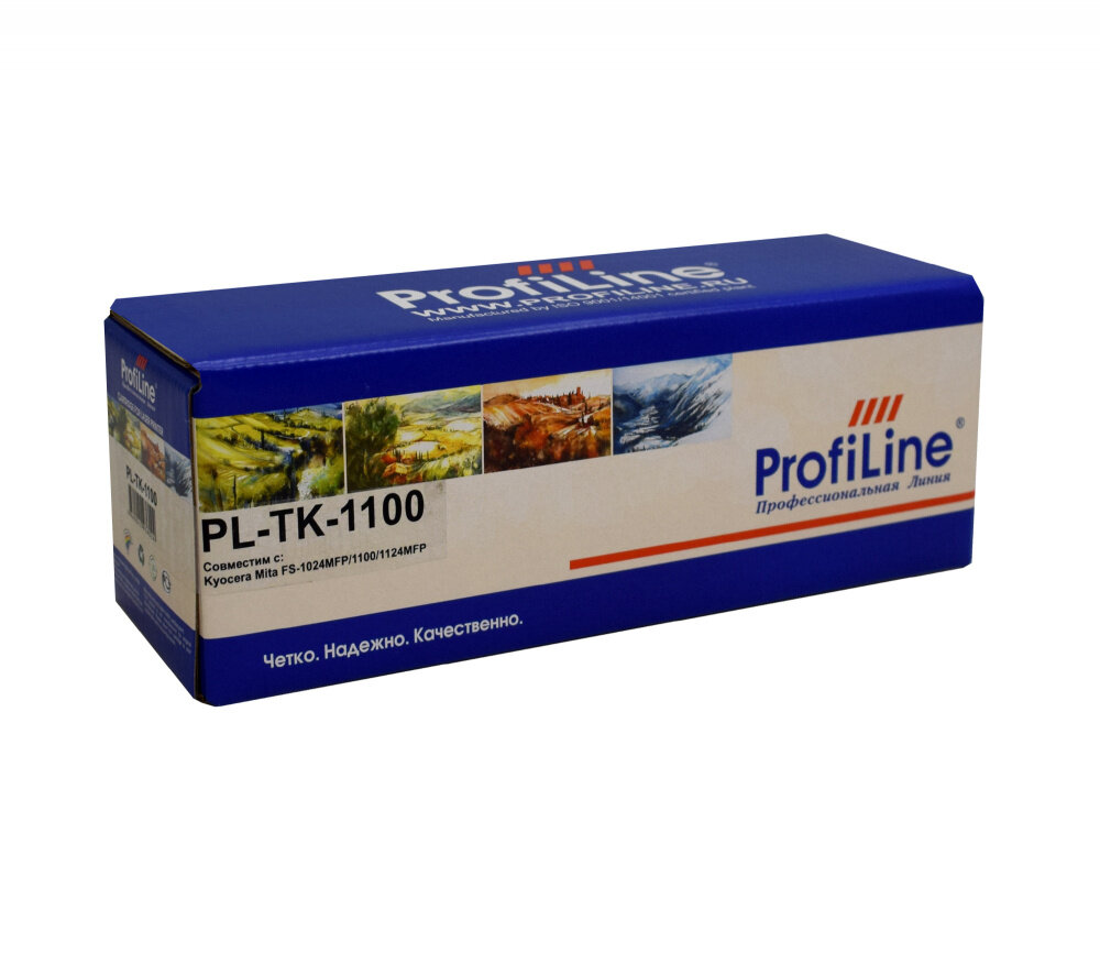 Тонер-кит PL-TK-1100 для принтеров FS-1110, 1024, 1124MFP 2100 копий ProfiLine