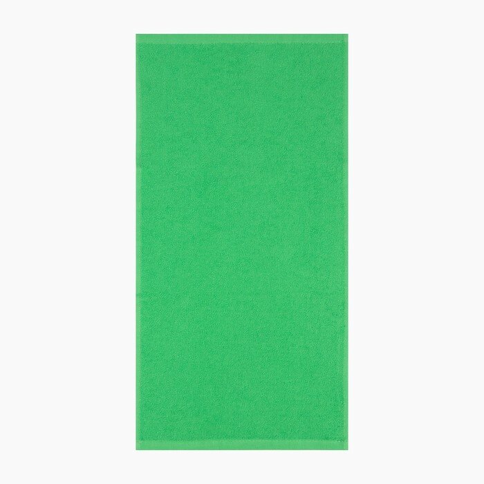 Полотенце махровое Экономь и Я 30*60 см, цв. зеленый, 100% хлопок, 350 гр/м2 - фотография № 3