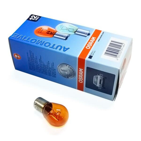 фото Лампа 12V 21W BA15s поворотника желтая Osram 1 шт.