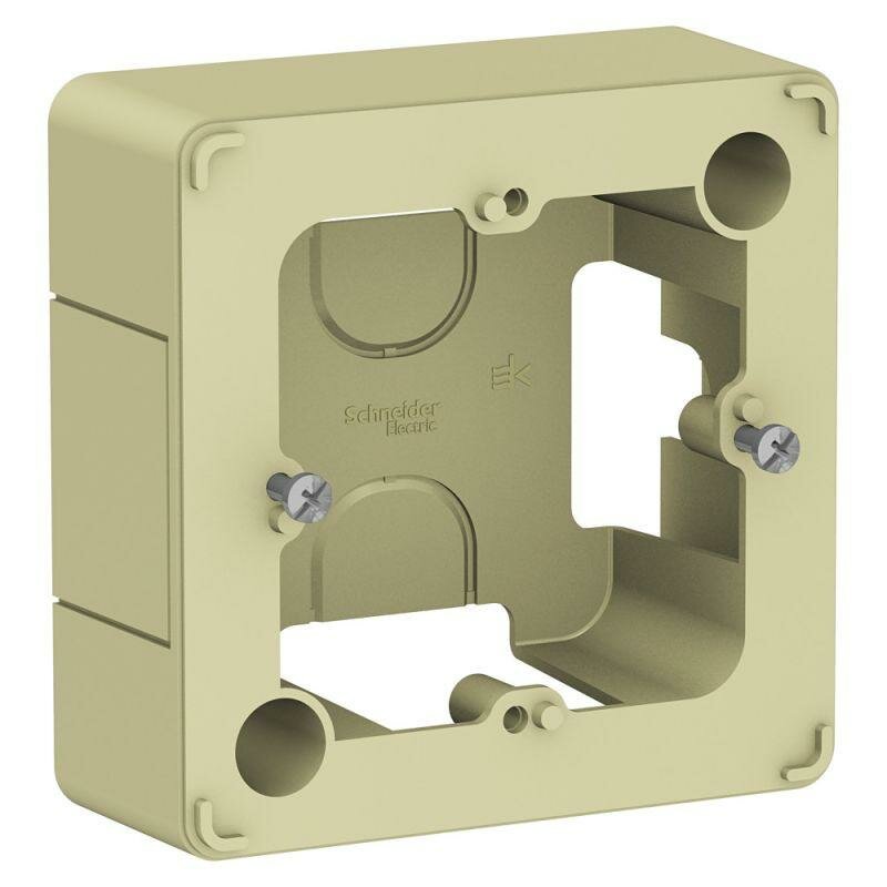 Коробка подъемная СП BLANCA с возможностью соединения нескольких коробок беж. | код BLNPK000017 | Schneider Electric (2шт. в упак.)