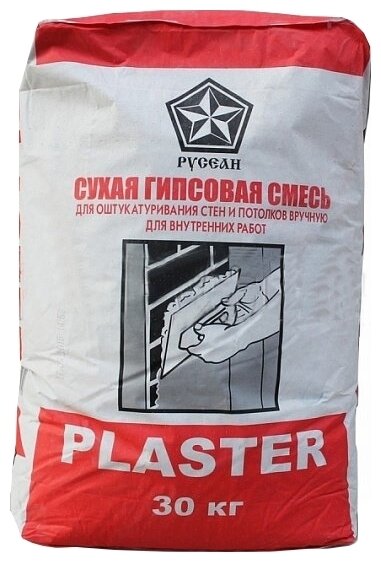 PLASTER 30 кг Гипсовая штукатурка