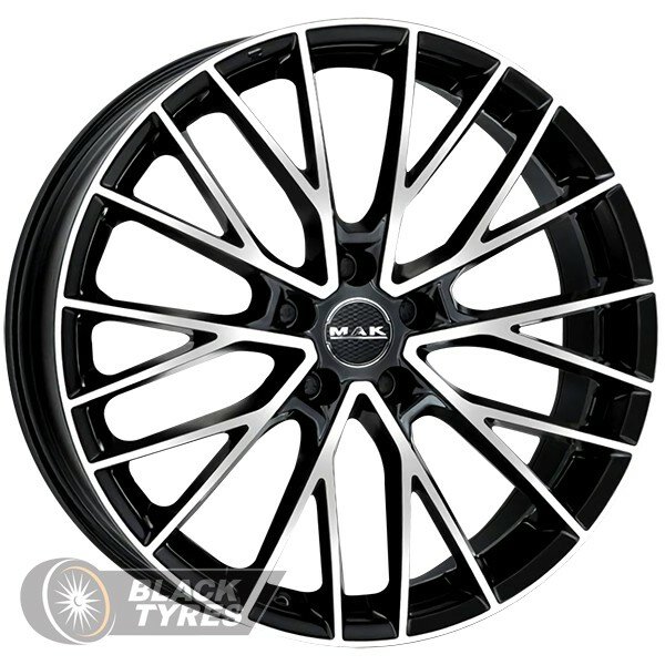 Литой диск Mak Speciale 8.5x19/5x114.3 D76 ET30, Черные