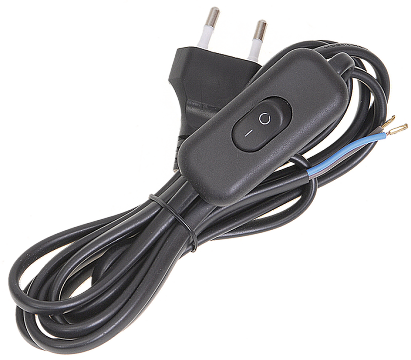 Удлинитель-шнур УШ-1КВ 1-местный, с выключателем, 2м, с заземлением, WUP20-02-K02 | код. WUP20-02-K02 | IEK (6шт.в упак.)