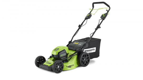 Газонокосилка аккумуляторная самоходная Greenworks GD60LM46SP, 60V, без АКБ и ЗУ