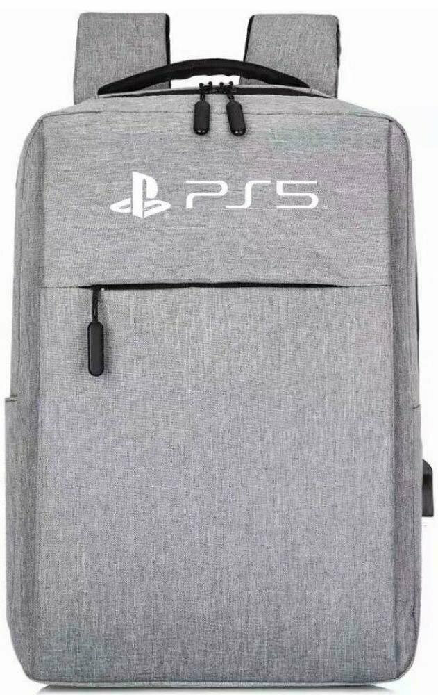 Рюкзак для консоли Sony PlayStation 5 серый (PS5)