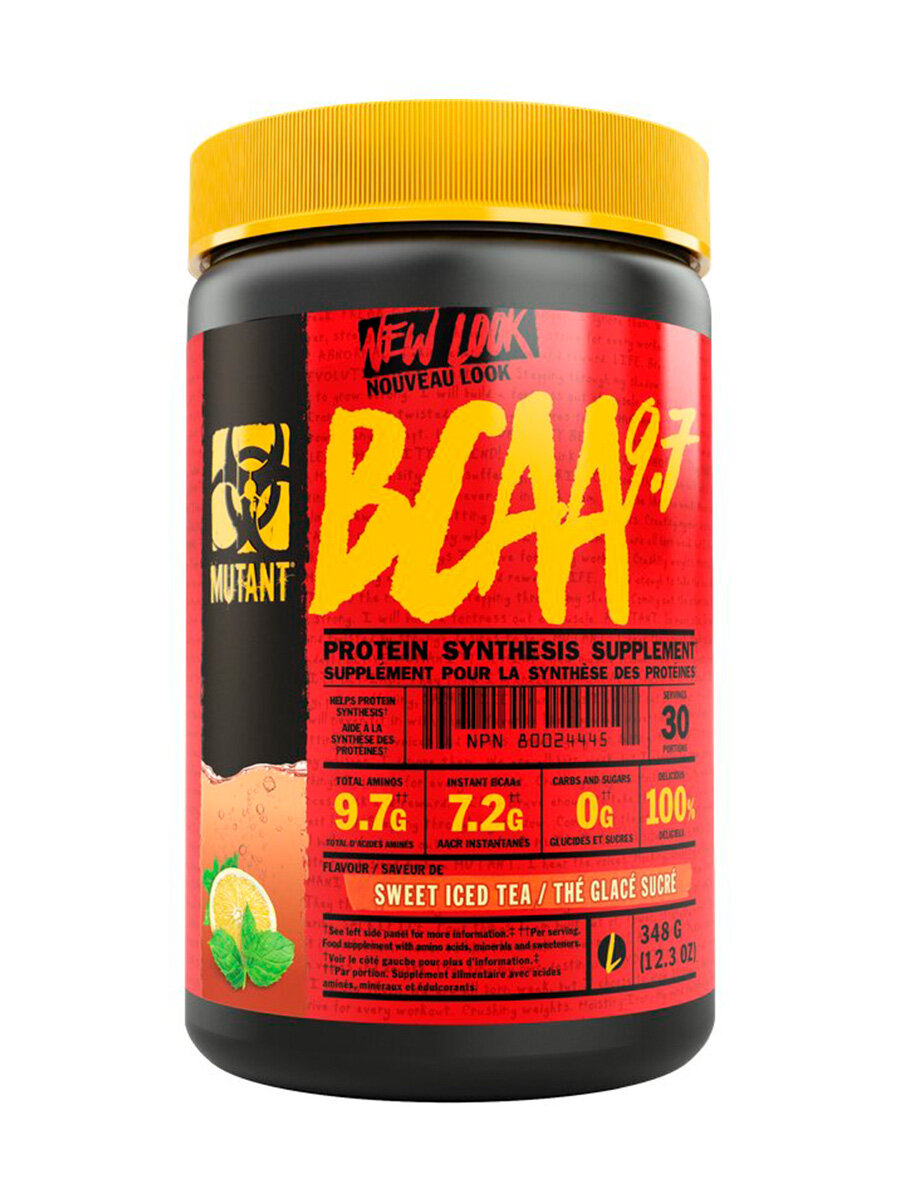 Аминокислоты и BCAA для спорсменов Mutant BCAA 9.7 Sweet Iced Tea 12,3 oz