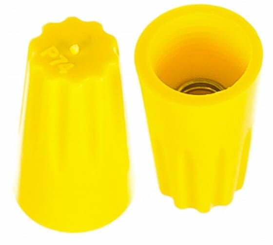 фото Скрутка СИЗ-4 3.5-11мм желтая (100шт) | код. plc-cc-6 | EKF ( 2 упак.)