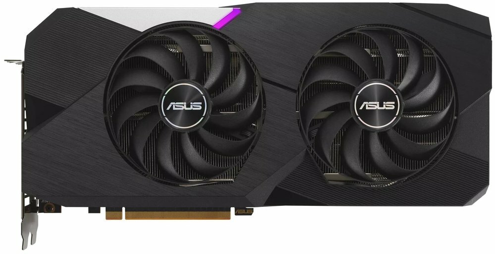 Видеокарта Asus Pci-e 4.0 Dual-rx6700xt-12g AMD Radeon RX 6700XT 12288Mb 192 GDDR6 2424/16000/HDMIx1