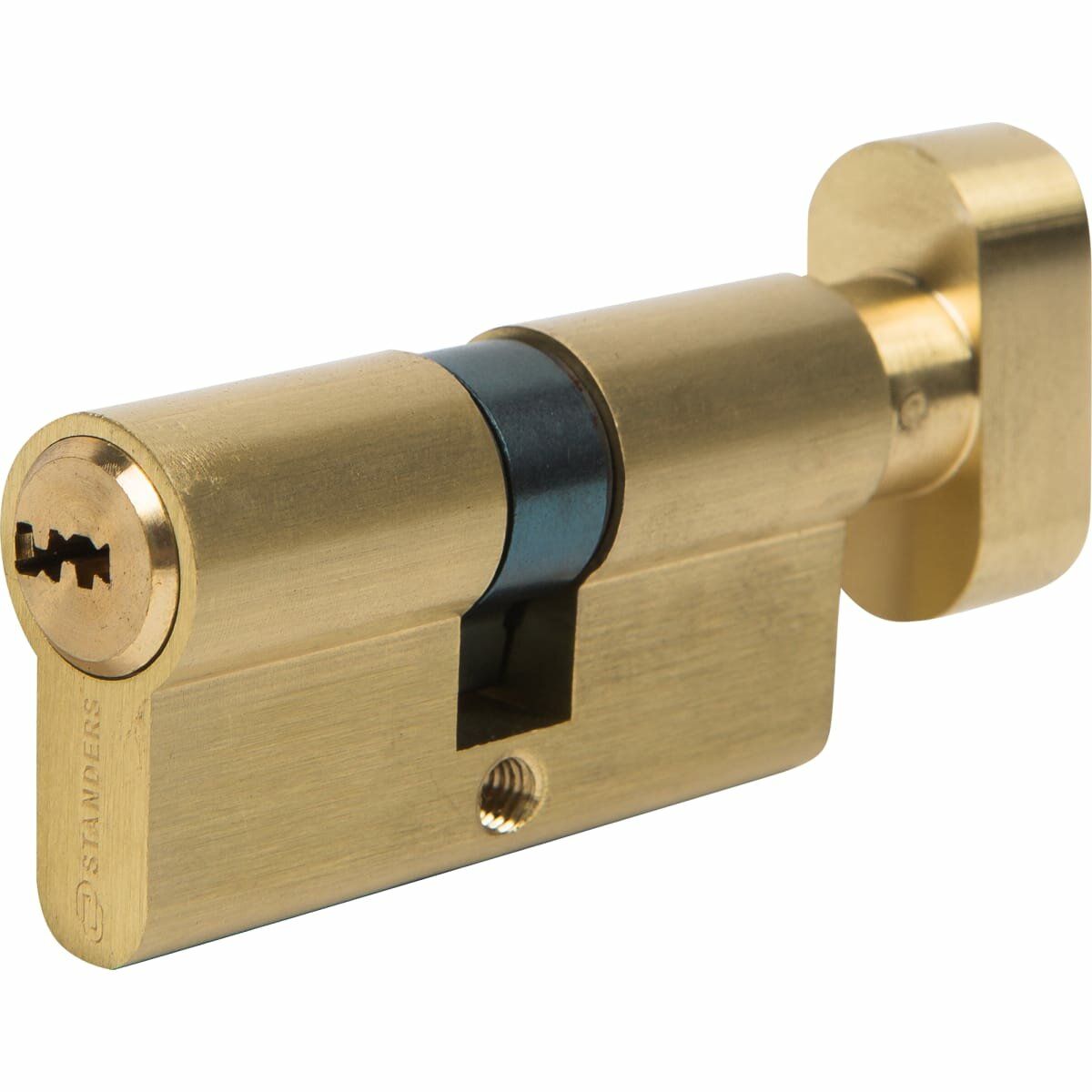 Цилиндр Standers TTBL1-3030NB 30x30 мм ключ/вертушка цвет латунь