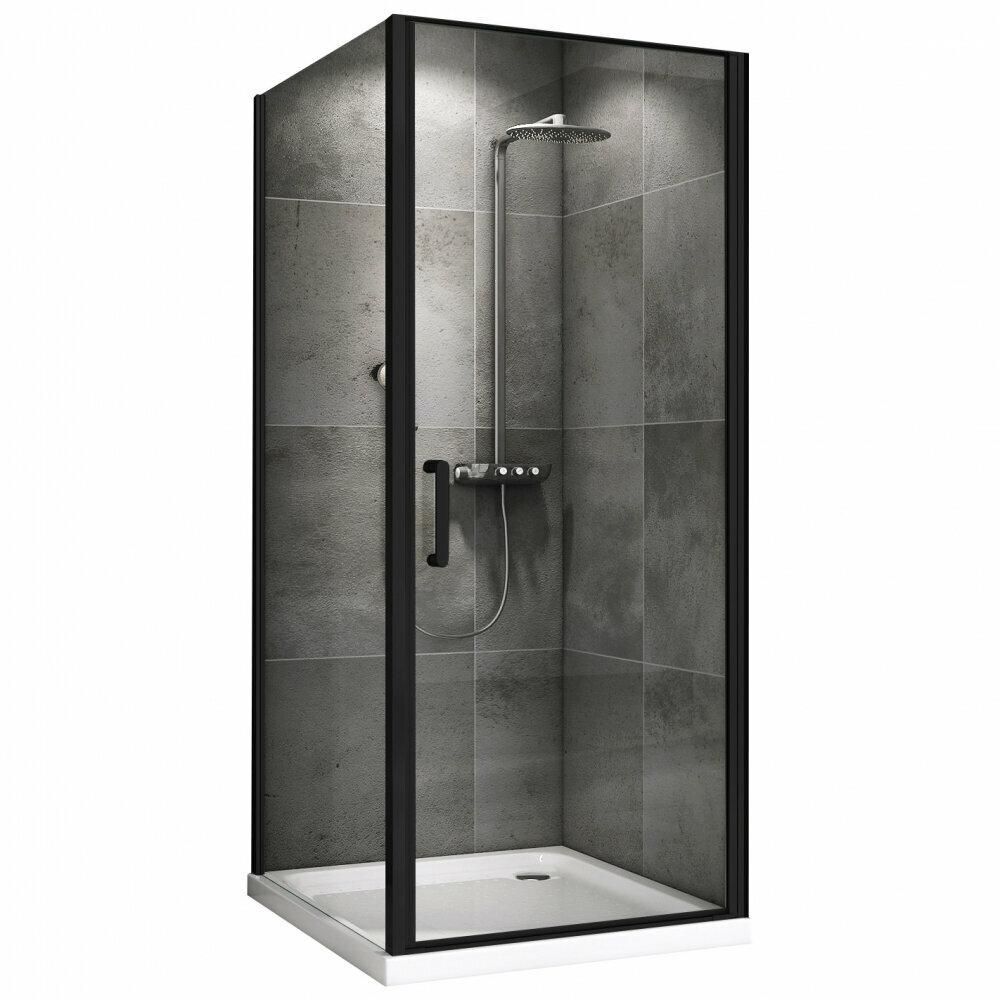 Душевой уголок Abber Sonnenstrand 800х800 мм (габариты площадки) AG04080B-S80B
