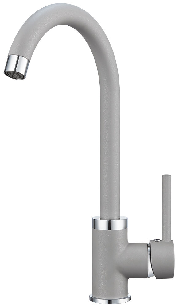 Смеситель Granula GR-2125 алюминиум для кухни