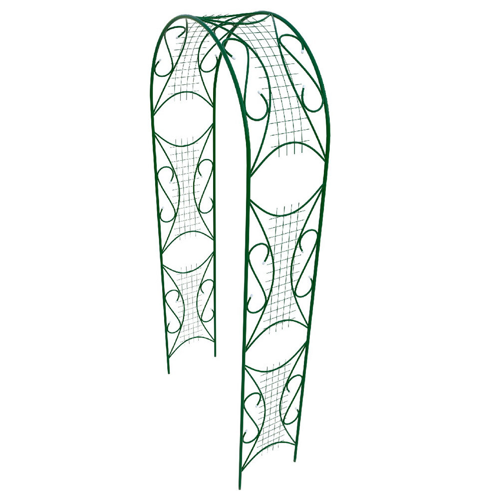 Арка садовая металлическая для растений Комбинированная от ProTent высота 2.8 м