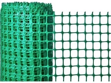 Сетка садовая 15*15мм (шир.1,5м, дл.10м) (зеленый) альтернатива М2915 Решетка пластиковая защитная для цветников - фотография № 3