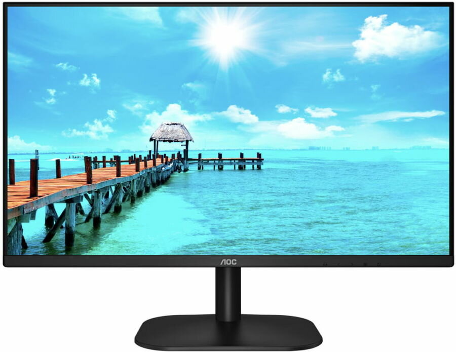 "Монитор AOC 27"" Value Line 27B2H/EU/01 черный IPS LED 7ms 16:9 HDMI матовая 250cd 178гр/178гр 1920x1080 D-Sub FHD 3.6кг"