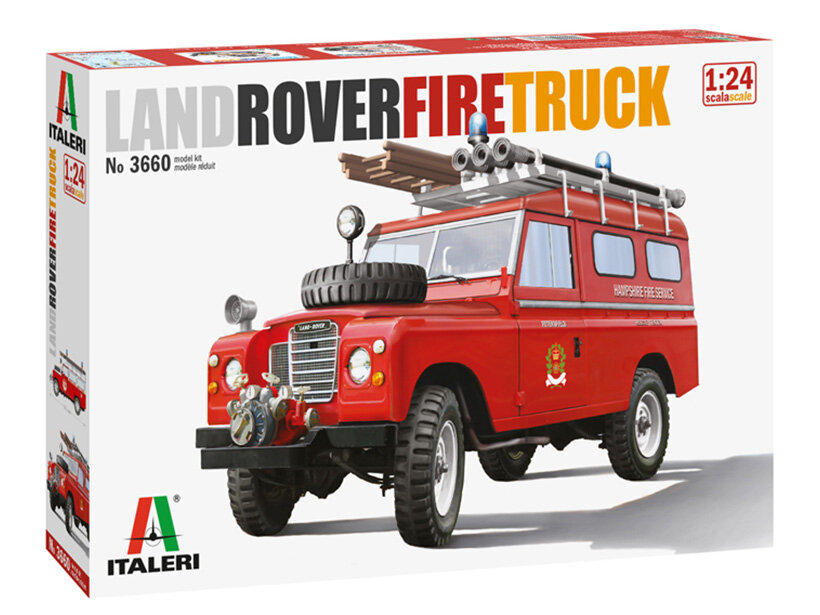 Прочая техника Italeri 3660 Italeri Пожарный автомобиль Land Rover Fire Truck (1:24)