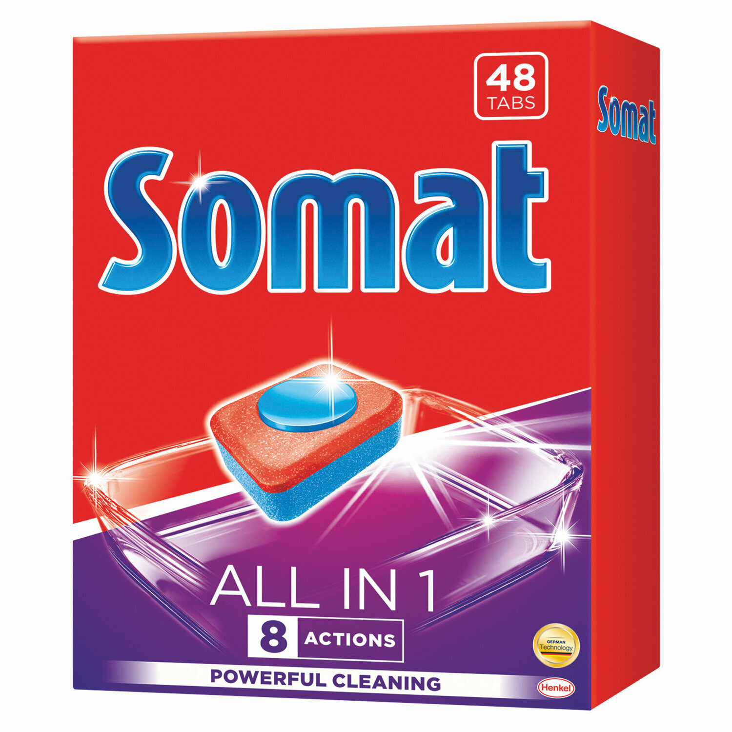 Таблетки для посудомоечных машин 48 шт. SOMAT "All-in-1", 2359002 - фотография № 3