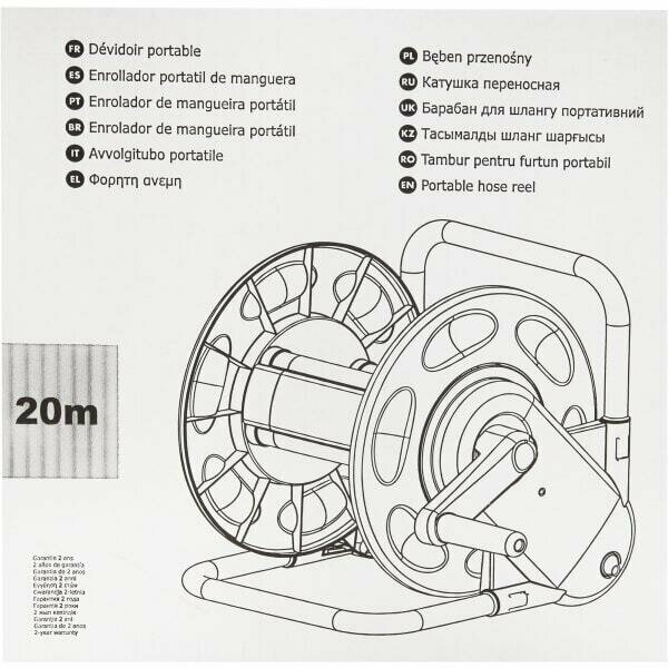 Катушка для шланга 20 м, 1/2" - фотография № 6