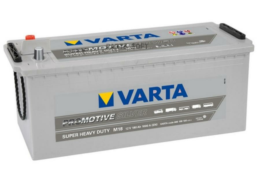 VARTA 680108100 Аккумулятор VARTA PROMOTIVE SHD [12V 180Ah 1000A B00]