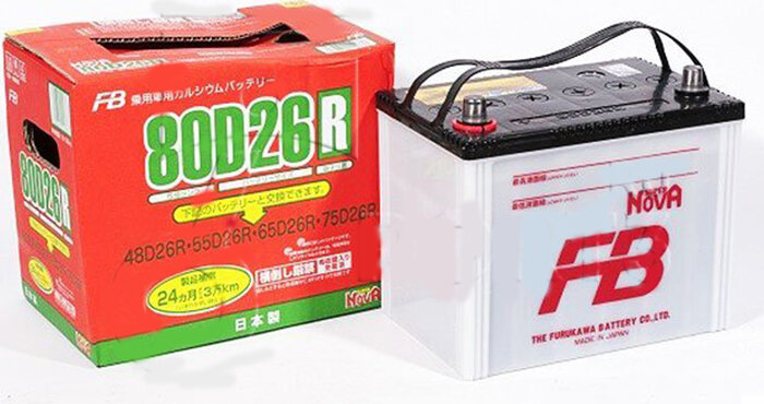 Автомобильный аккумулятор Furukawa Battery Super Nova 80D26R