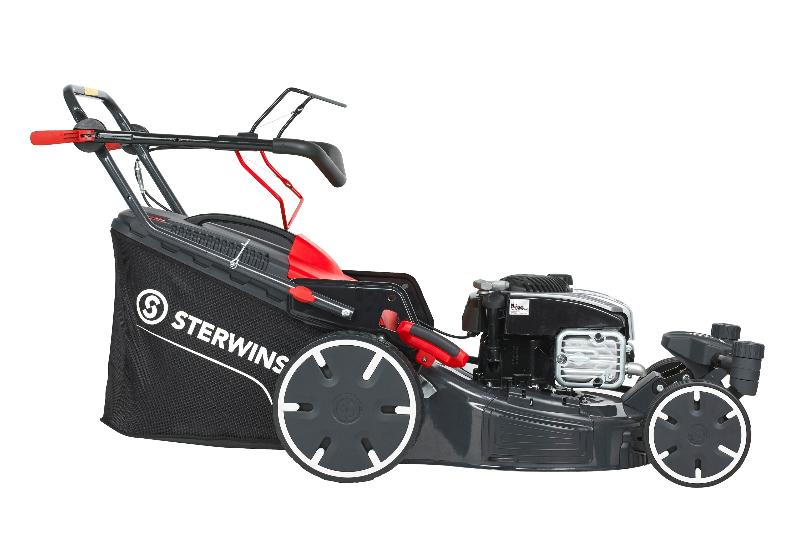 Газонокосилка бензиновая самоходная Sterwins PRO Briggs&Stratton 3.2 л.с 46 см - фотография № 8