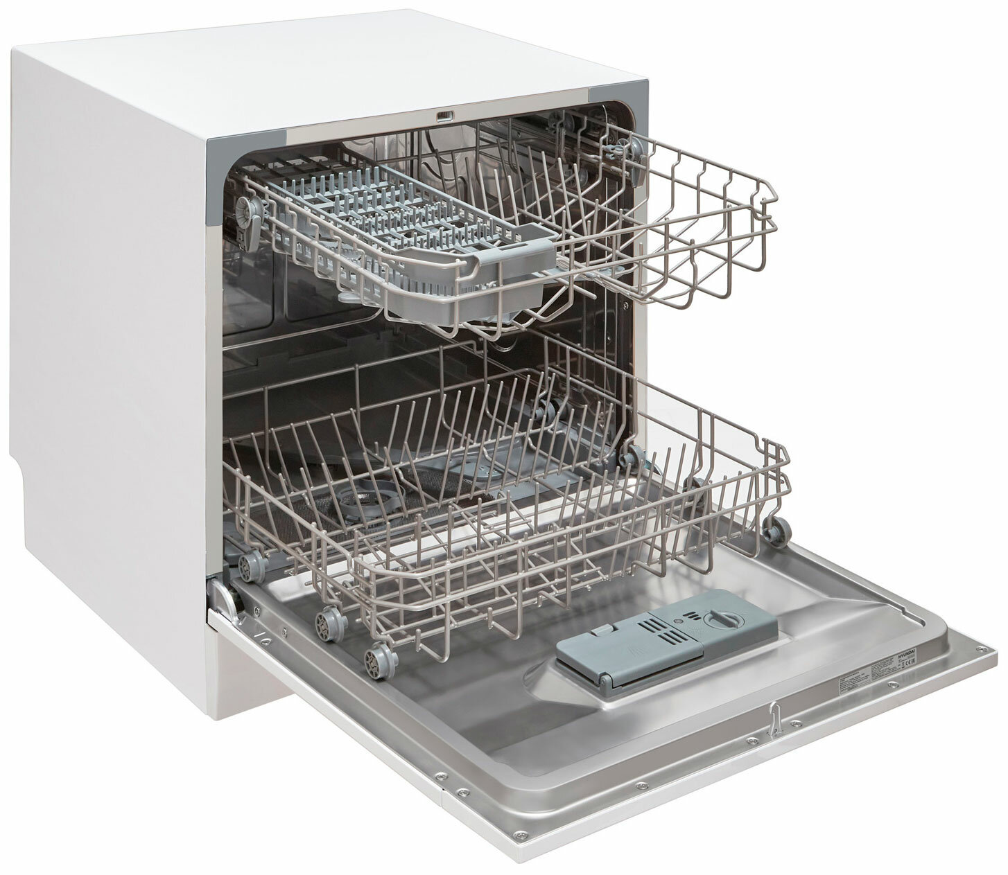 Посудомоечная машина HYUNDAI , компактная, белая - фото №3