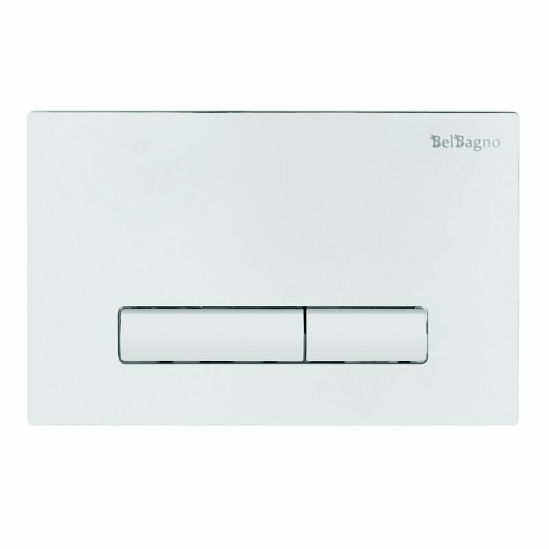 BelBagno Кнопка смыва BelBagno Genova BB018-GV-BIANCO белая