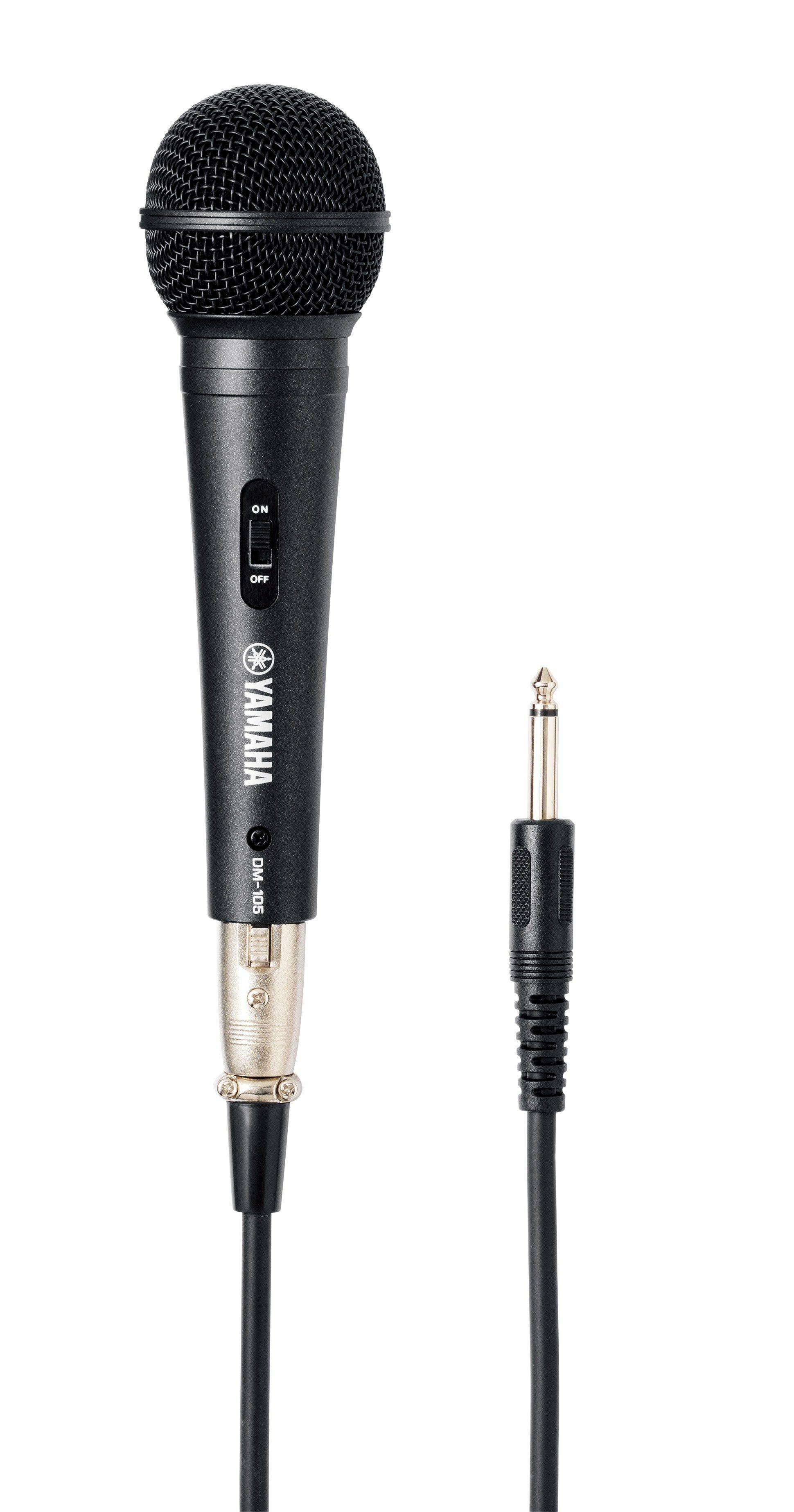 Микрофон проводной YAMAHA DM-105, разъем: XLR 3 pin (M), черный