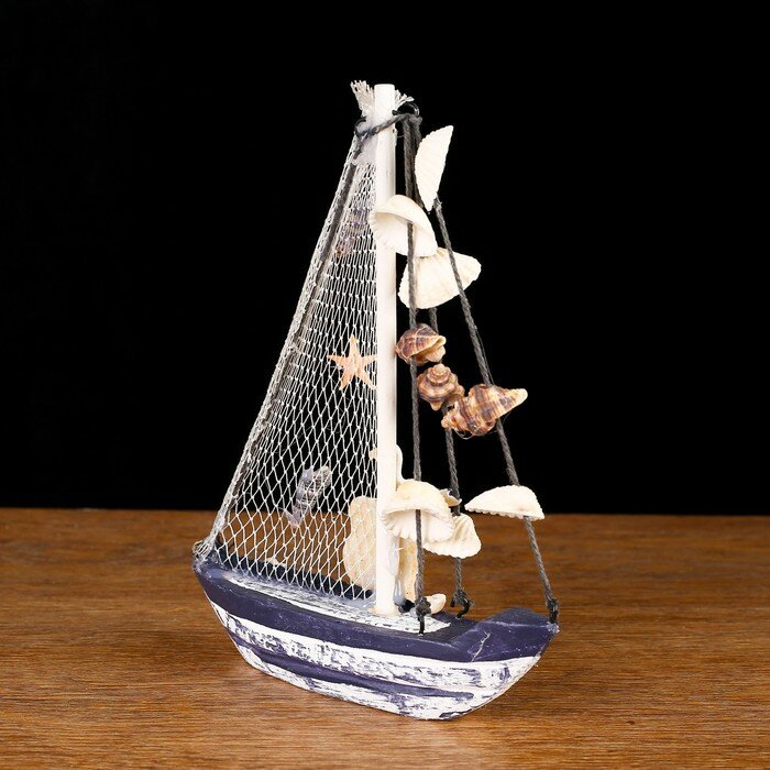 Яхта сувенирная малая «Ливадия», 14 × 3,5 × 18,5 см - фотография № 3