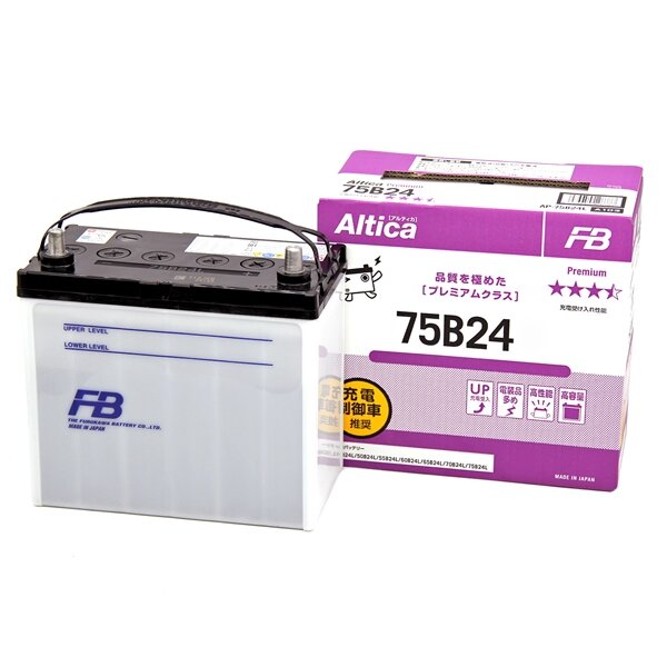 Аккумулятор автомобильный FB Altica Premium 6СТ-60 прям. (75B24R) 238x127x225
