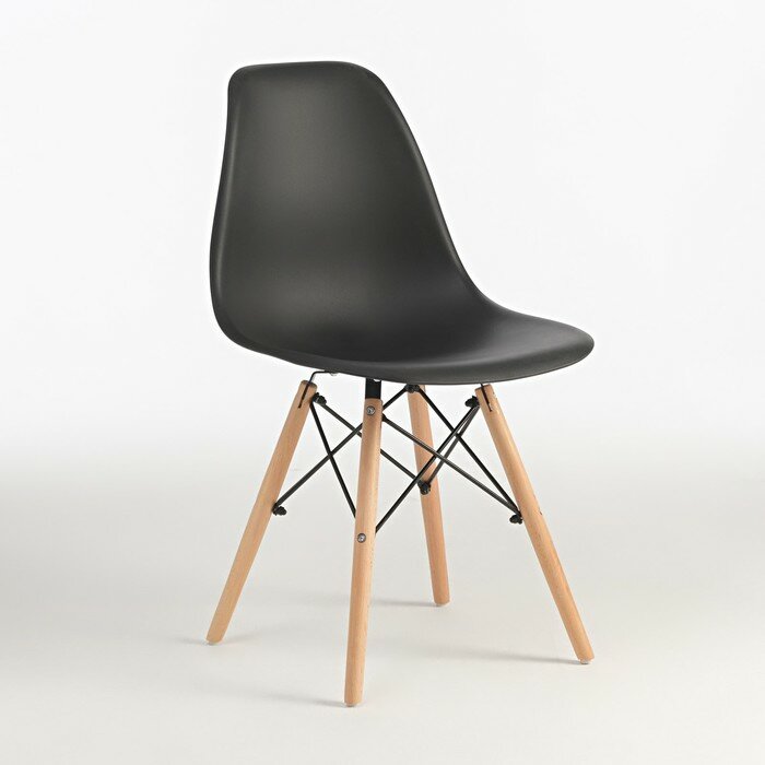 Клик Мебель Стул "Eames" HYH-A304, Черный - фотография № 1