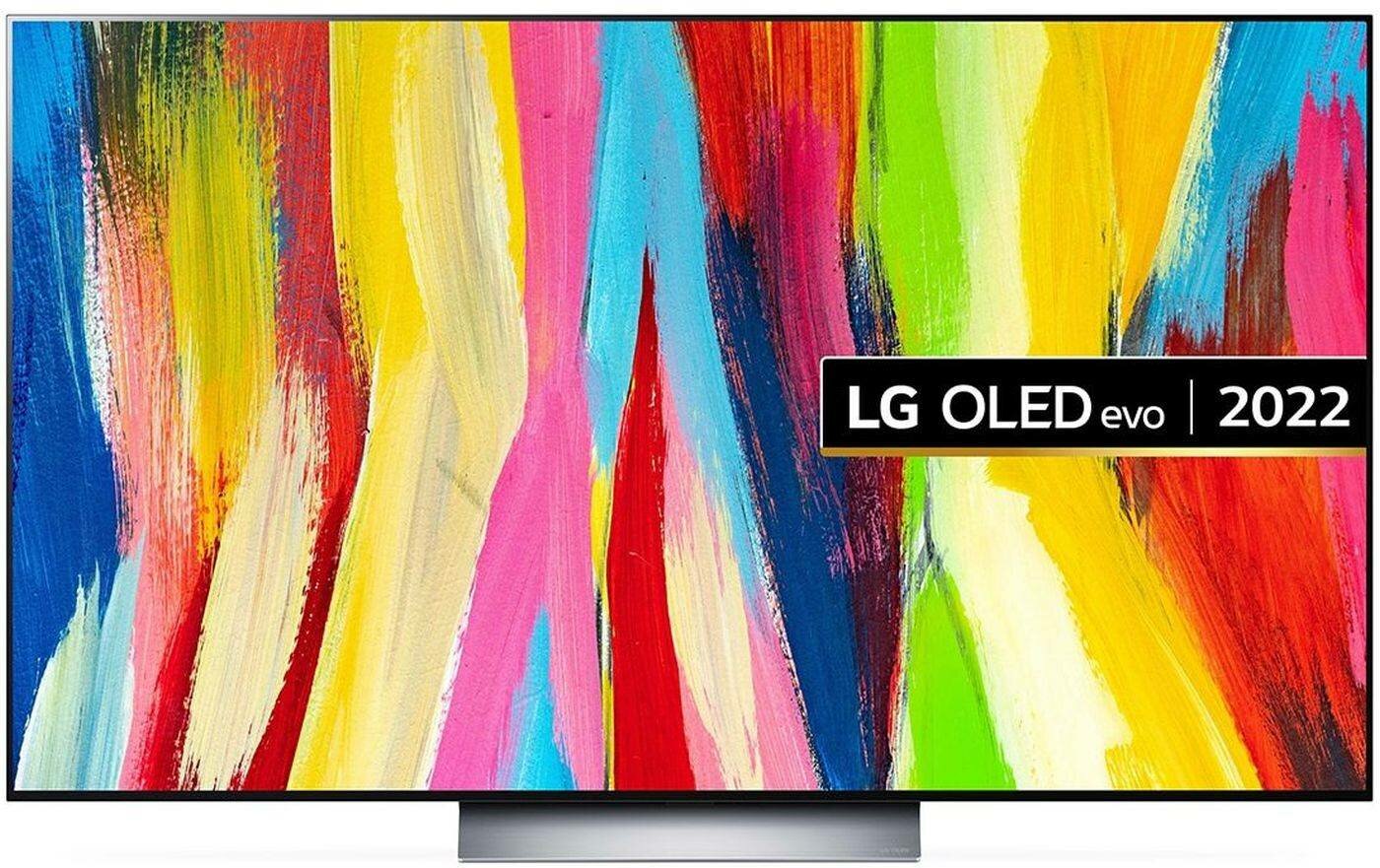 Телевизор LG OLED55C24LA.ARUB, 55", OLED, 4K Ultra HD, темно-серый