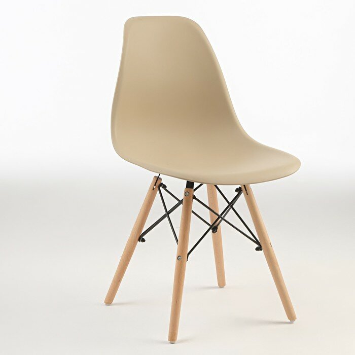 Стул "Eames" HYH-A304, бежевый - фотография № 1