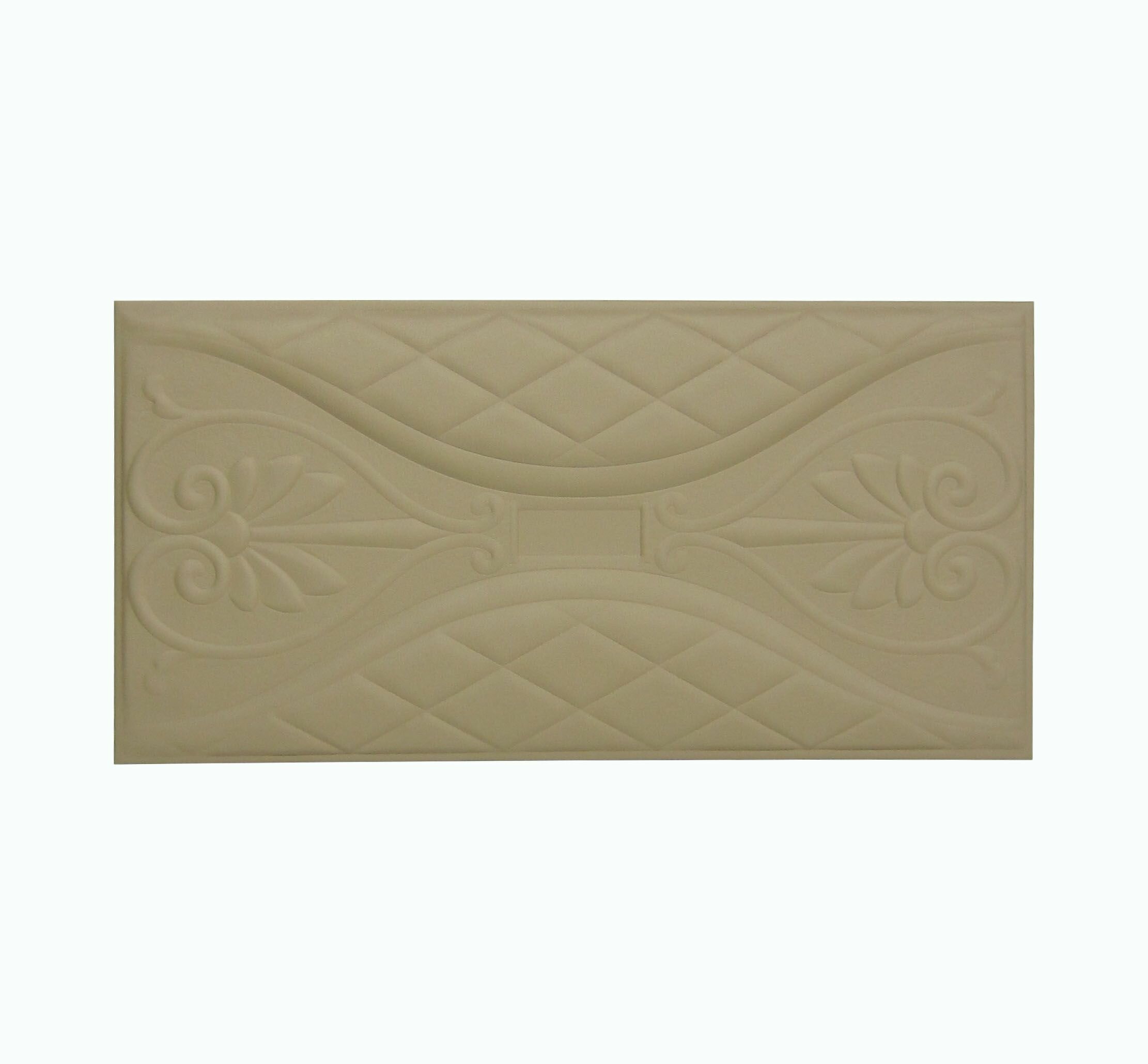 фото Панель стеновая мягкая из экокожи Brendy Romantic темный бежевый 30 * 60см 1шт мягкая 3D панель декор для стен и в изголовье кровати