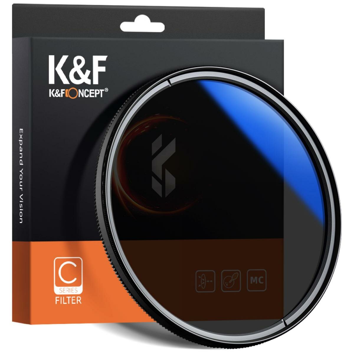 Поляризационный фильтр K&F Concept KF01.1439 Classic Series, Blue-Coated, HMC CPL Filter, 67mm