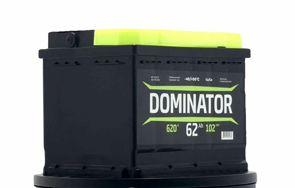 Автомобильный аккумулятор Dominator 62 Ач (0) 6СТ-62VLR 620 A