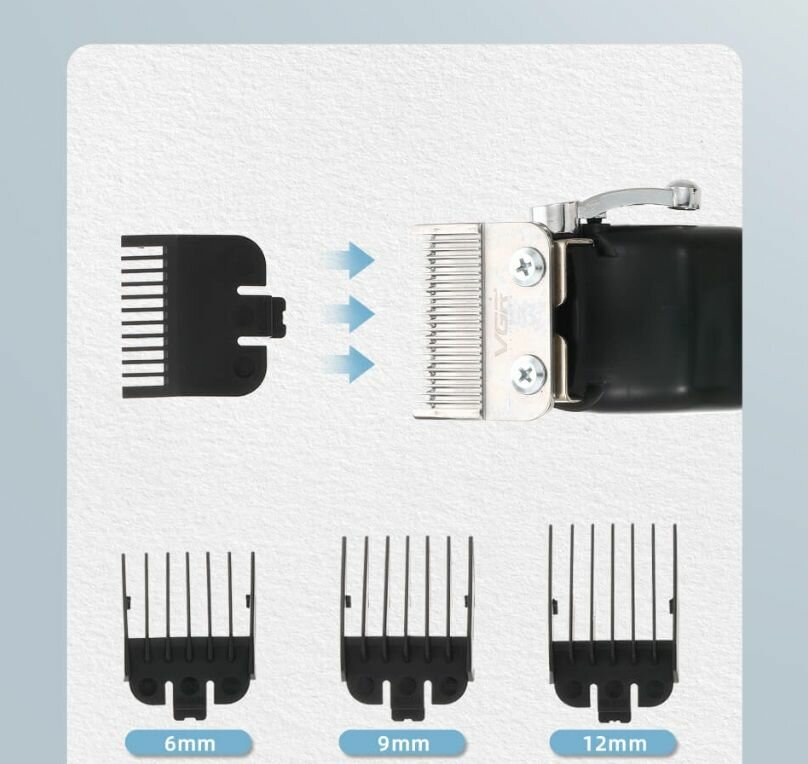 Машинка для стрижки волос VGR V-123/ Проводная машинка для стрижки - фотография № 11