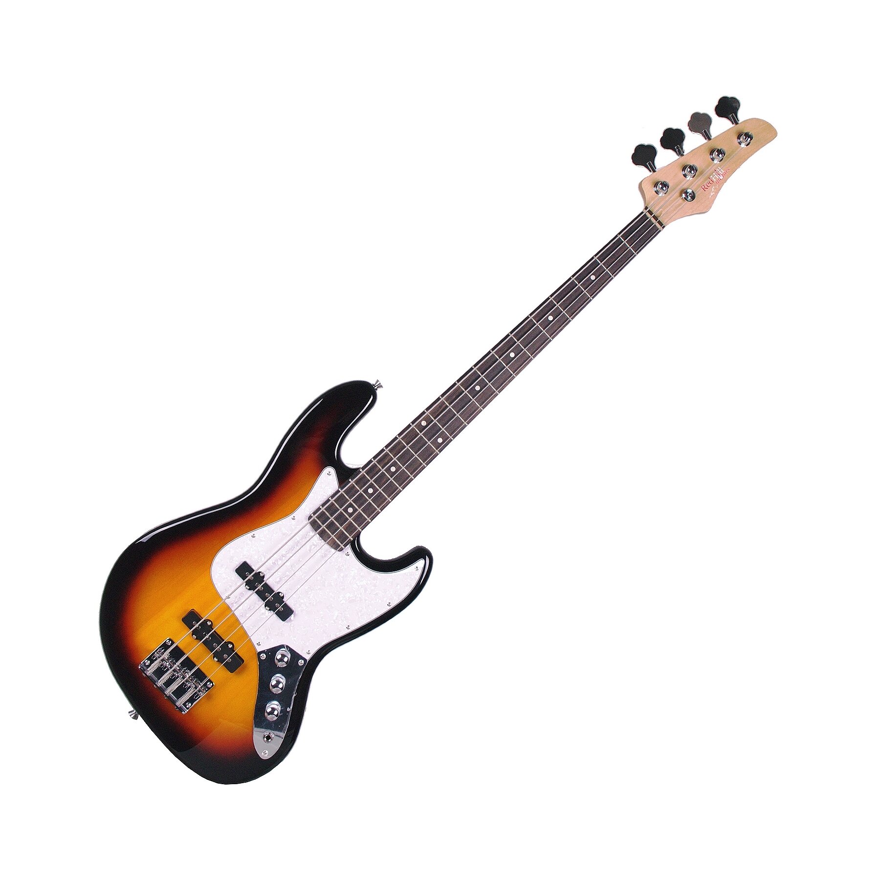 REDHILL JB200 VS - бас-гитара 4-стр J+J 864 мм корпус тополь гриф клен цвет санберст