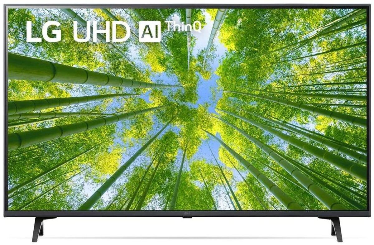 43" Телевизор LG 43UQ80006LB.ARUB, 4K Ultra HD, металлический серый, смарт ТВ, WebOS